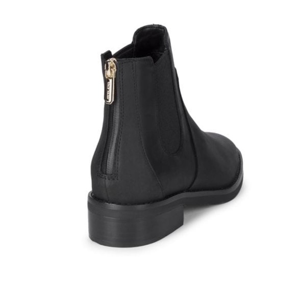 NWT - Cole Haan Black Waterproof Leather Boots - Sz 7.5 - Picture 4 of 16